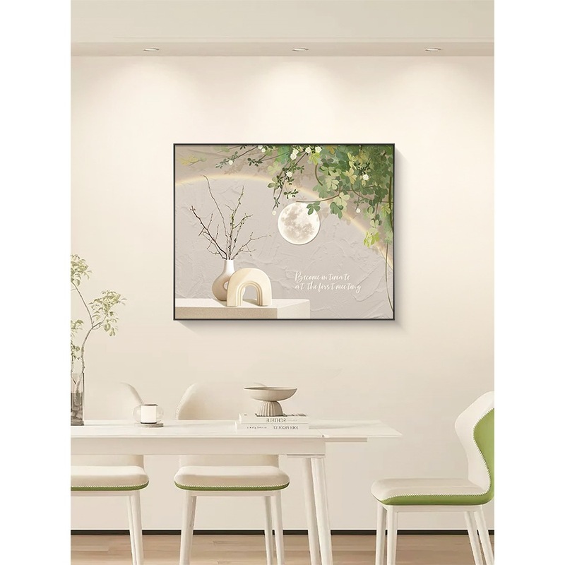 メーターボックス装飾絵画クリームスタイルパンチフリーパワーボックス弱電流ボックスメーターボックスブロック吊り絵画 2025 新スタイル|undefined