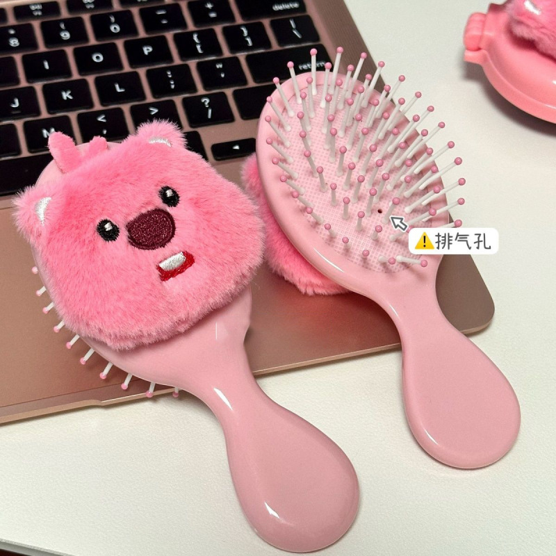 ぬいぐるみLoopyエアバッグ櫛かわいいビーバーエアクッション鏡櫛ソフト妹携帯マッサージ櫛ミニ櫛|undefined