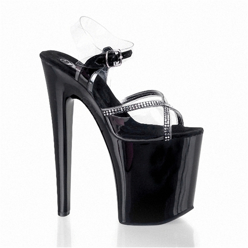 26 cimm súper tacones altos plataforma de tacón de aguja zapatos de boda de novia negros de gran tamaño