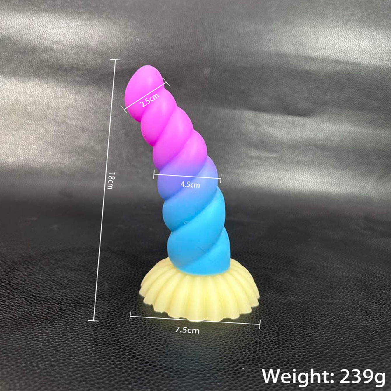 Silicone Anal Plug with Fox Tail Design, Colorful Special-Shaped Adult Toy — detail image 25