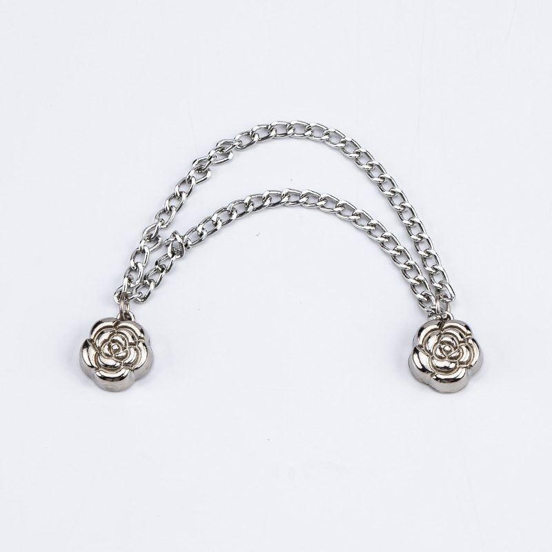 チェーンの磁気はズボンの足を引きずることを防ぎます。金属の磁気は袖口を固定します。