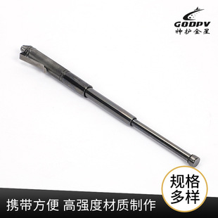 Manufacturer Customized Pen-Type Self-Defense Stick, Self-Defense Supplies, Three-Section Stick, Telescopic Stick, Vehicle-Mounted Alloy Steel Solid Swing Stick