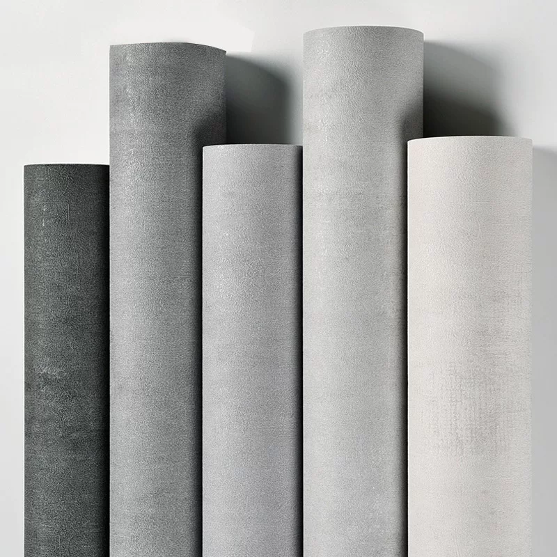 П wallpaper — цементная текстура Nordic Gray коллекция, ободранная без самоклеящейся, несколько оттенков