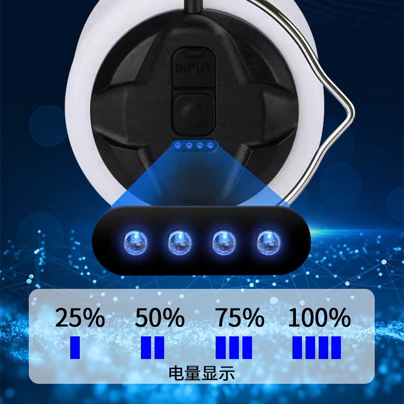 Mini lámpara de noche conveniente lámpara de camping luz de mercado nocturno LED luz de emergencia al aire libre superbrillante