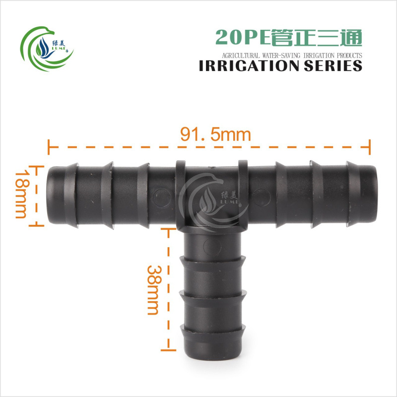 POM 20 PE tubo de tee 50