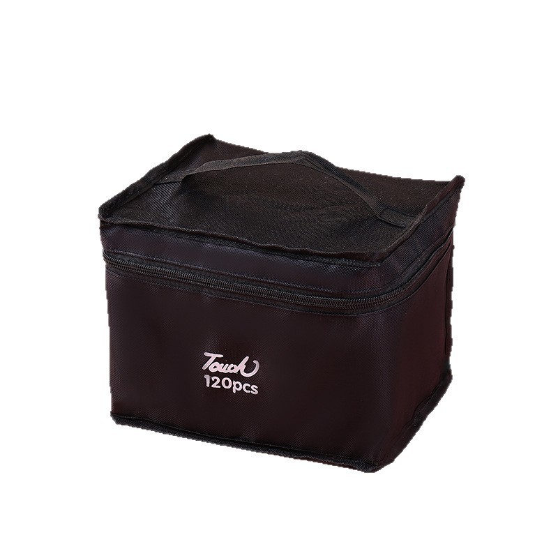 En stock al por mayor 262 color bolsa de tela marcador traje aceitoso de doble cabeza color estudiante arte pintura cepillo bolsa