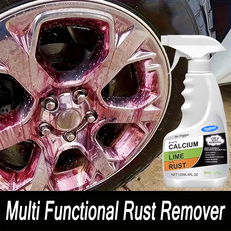 KineSineX Car Wheel Hub Cleaner - Removes Iron Dust, Yellowing, Rust, Oil Stains, and Oxidation - Powerful Stain and Rust Remover KineSineX Car Wheel Hub Cleaner - Removes Iron Dust, Yellowing, Rust, Oil Stains, and Oxidation - Powerful Stain and Rust Remover