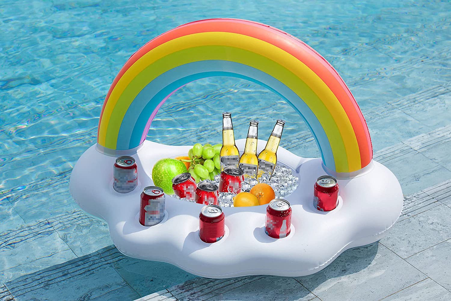 Rainbow ice bucket PVC