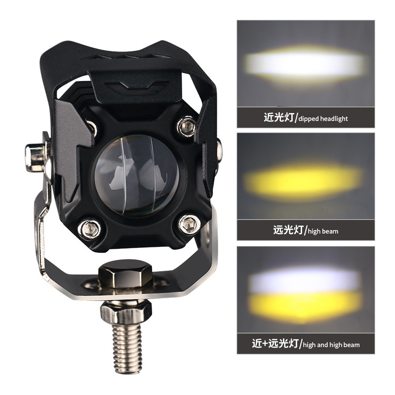 LED Motorcycle Spotlight Headlight High Brightness Waterproof
