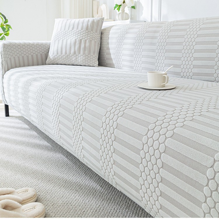 Funda de sofá de estilo crema de alta calidad Funda universal con todo incluido Funda de sofá perezoso universal de cuatro estaciones Cubierta de tela anti-rasguño