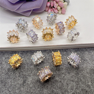 �~�18K������ɫ���Ͱ���Ƕ�Ȧ��Ȧ�������diy�Ʒ����o�ϼ�