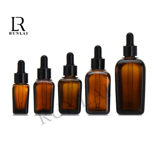 �S��ֱ�� ��ɫ�ܹⷽ�β����ܾ���ƿ  30ml 50ml���AҺ���bƿ �F