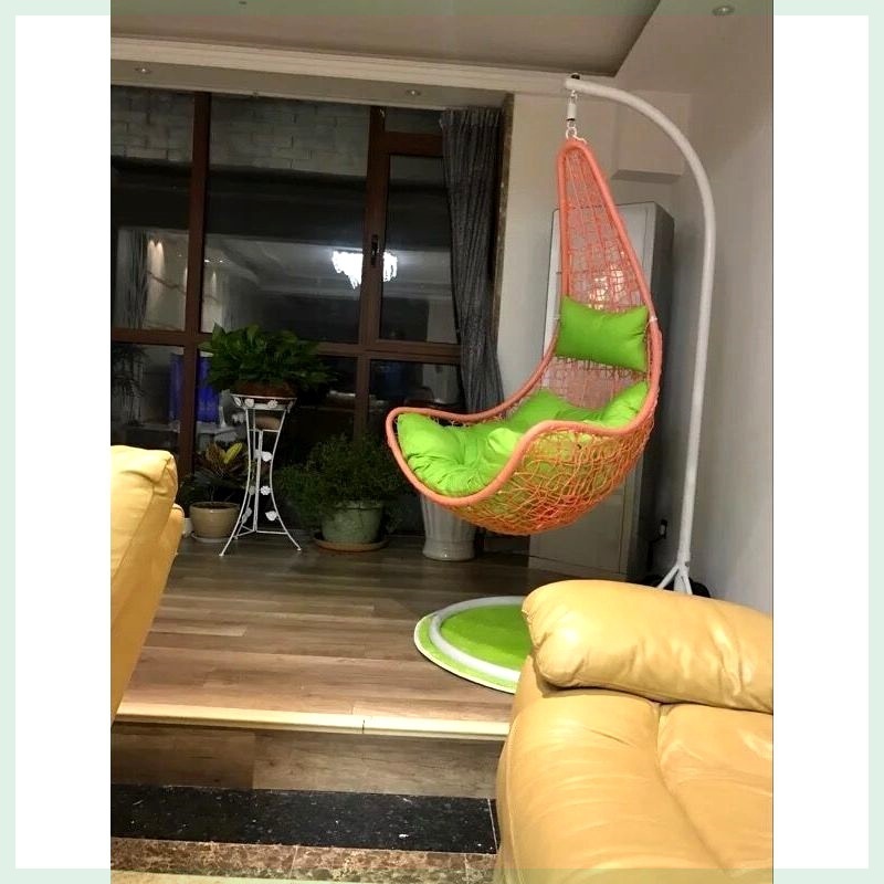 吊篮吊椅秋千铁艺摇篮成人鸟巢阳台室内藤椅摇椅小吊椅悠闲旅游区|undefined