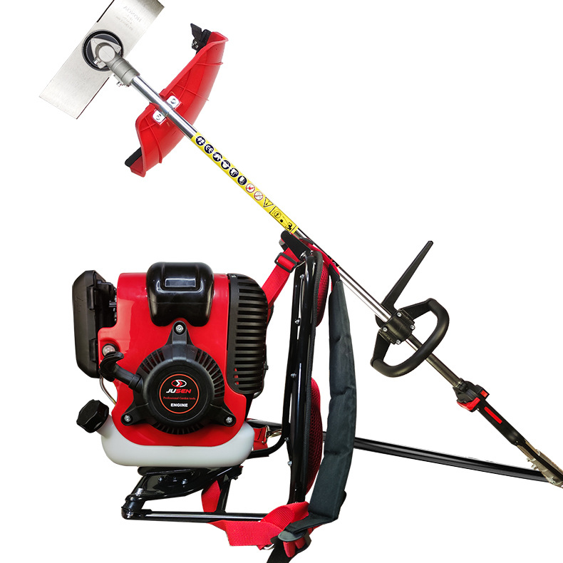 巨森热销大功率园林工具4冲程58CC小型大功率背负式汽油割草机