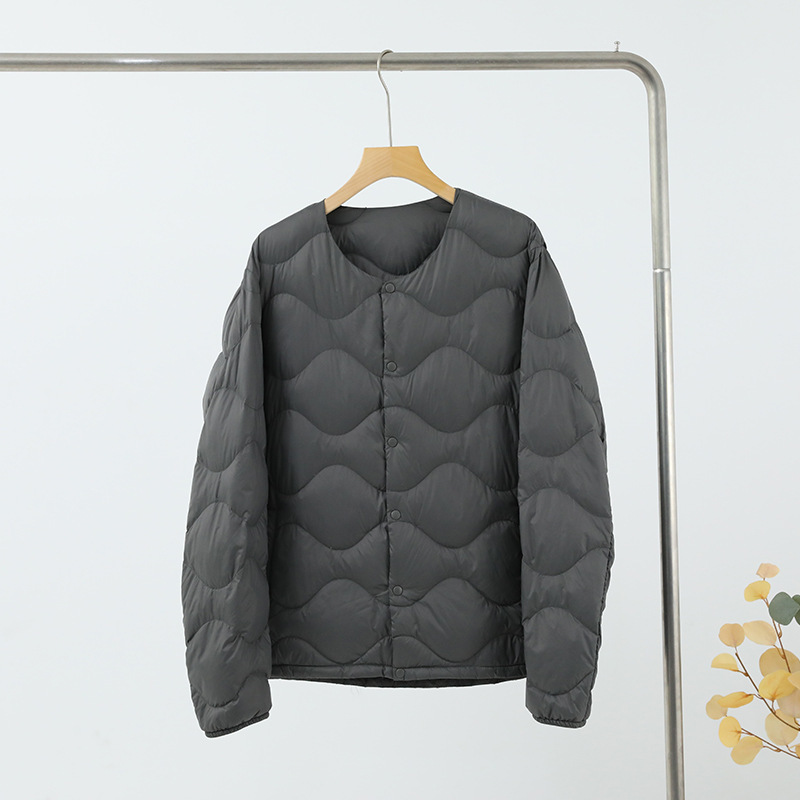 Youjia Autumn and Winter New White Duck down Men's down Jacket Lightweight Portable Warm Inner Jacket Men's Clothing