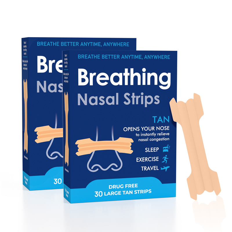 跨境Nasal Strips止鼾贴闭嘴贴加强粘性通气鼻贴护理多规格套装|undefined