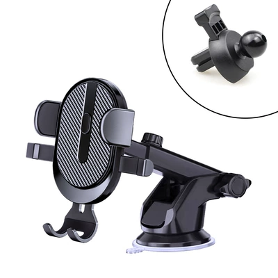 Car phone holder – Multifunctional Car Telescopic Suction Cup - d23-1-k5-suction-cup-air-outlet-black