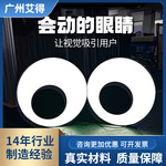 会动的眼睛灯箱网红创意门头装饰招牌户外树上眼睛旋转动态氛围灯