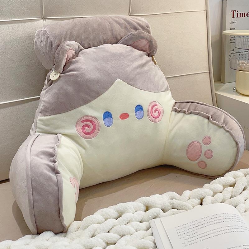 Milk coffee color cat medium size [65x40cm suitable for chairs]