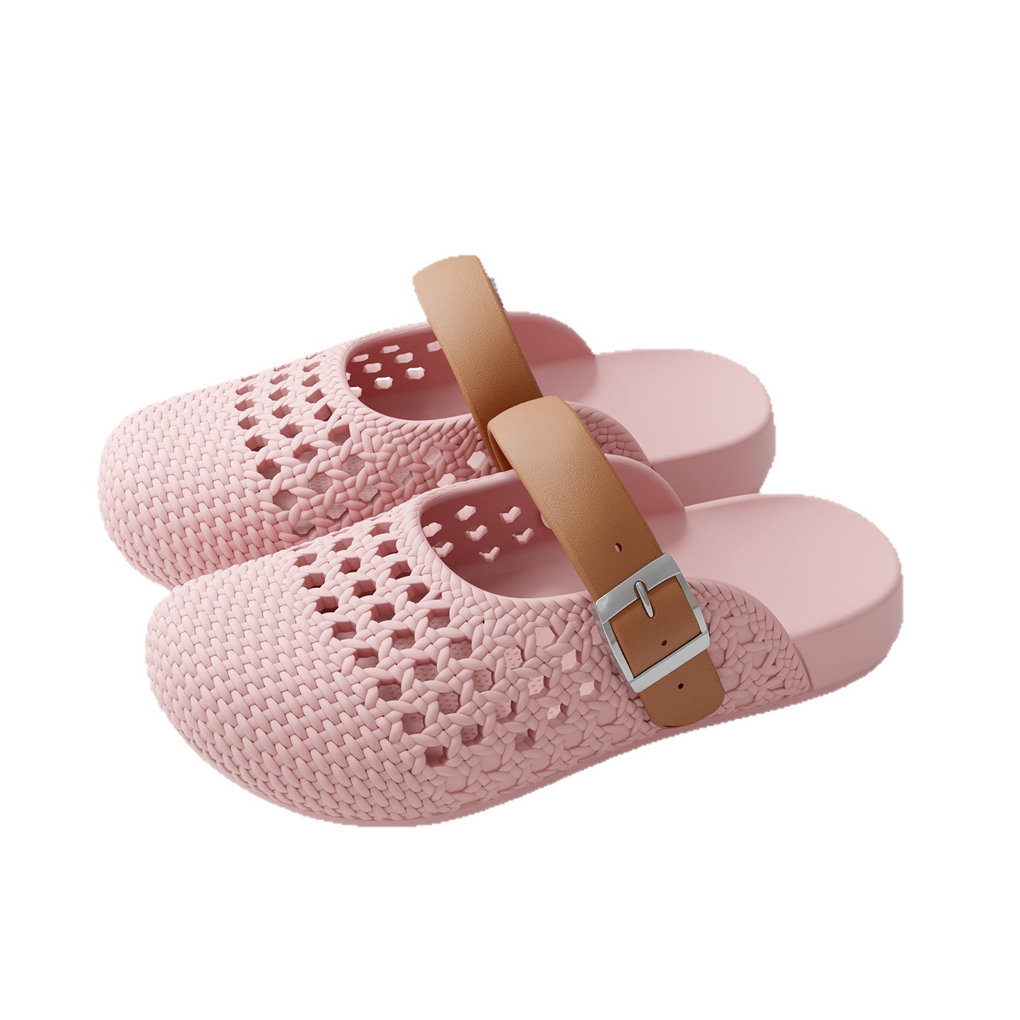 Chaussures croco pour femmes, pantoufles respirantes, antidérapantes, sans odeur, semelles épaisses, confortables, silencieuses, portables, nouvelle collection été 2026