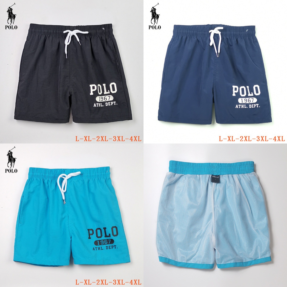 Casual Sports Shorts Men's Trendy Fashion Lace Inner Mesh Splicing Straight Loose Plus Size Fat Men's Shorts Men's Summer