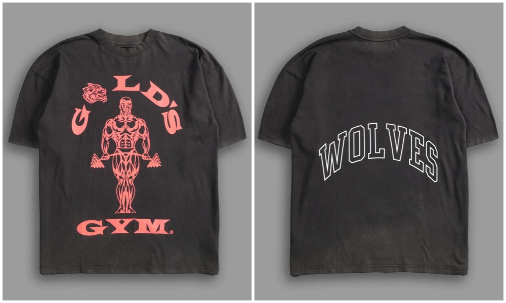 Darcsport & gold's gym連名柔らかい綿男女運動フィットネスtシャツ通気性半袖プリントtシャツ