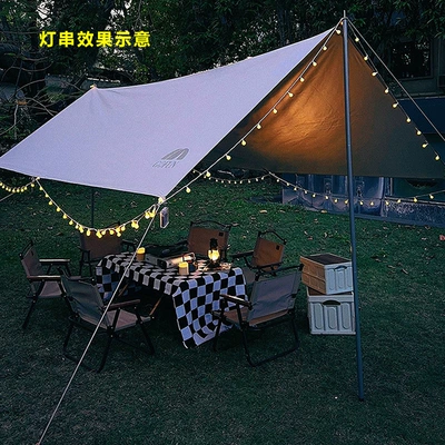 Event Party Tents, Vinyl Tents, Avtomobil yan çətirləri - 10-m-lamp-string-with-2-4-strings-of-canopy-recommend-regular
