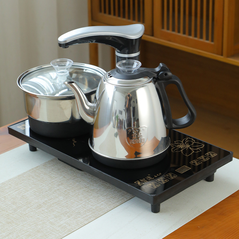 家庭用ケトルホスト埋め込み電磁茶ストーブ全自動給水オールインワンティーテーブルティーテーブルティーメイキング|undefined