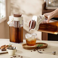 コーヒー冷抽出ポット家庭用冷抽出カップ冷抽出果ティーポット大容量冷水ポット冷抽出瓶氷抽出