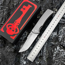查韦斯救赎者Chaves Knives 229钛合金折叠刀D2钢户外露营EDC刀具