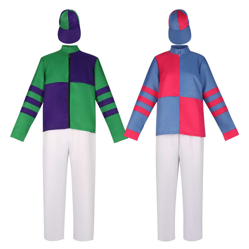 Cross-Border Equestrian Clothing Cos Clothing for Men and Women Quick-Drying Knight Horse Rider Clothing Halloween Cosplay Performance Clothing