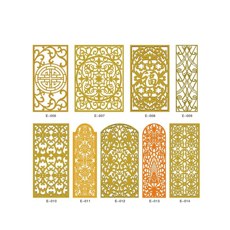 雕花板镂空隔断吊顶花格板材中式雕花屏风通花板装饰pvc花格