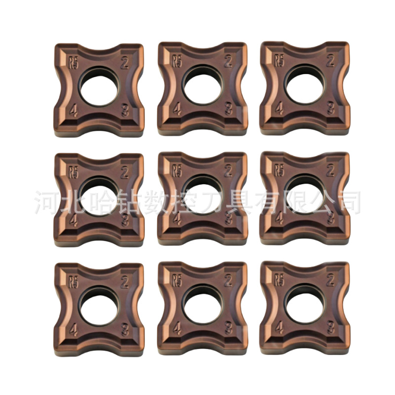 船用刀片R3 R5 R2 R1.5圆弧R角12..7气动倒角刀粒SNMG12T408-LF