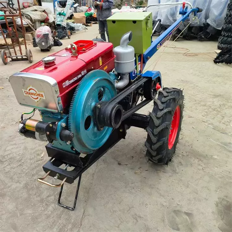 20马力水旱耕地电启动12马力手扶拖拉机 果园开沟犁地机