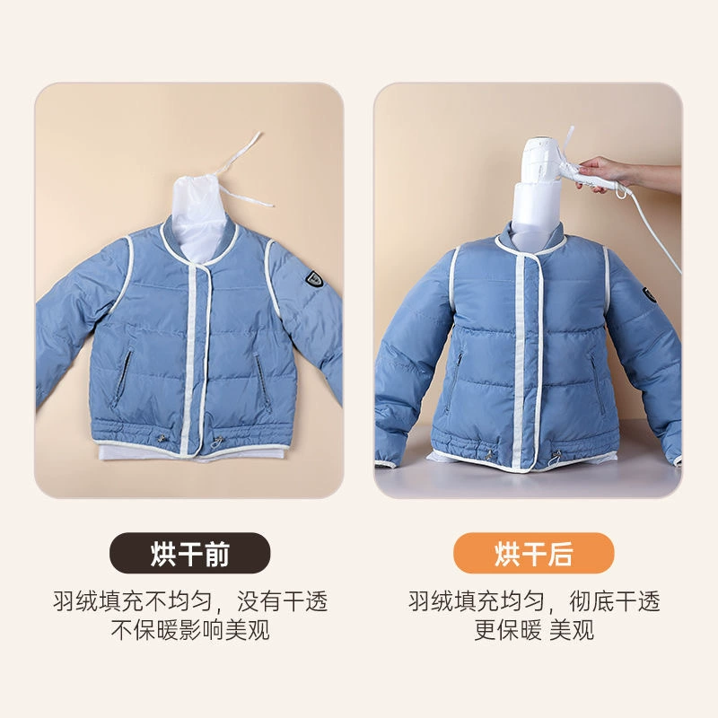 Fast hair dryer, quick dry handheld down jacket for traveling