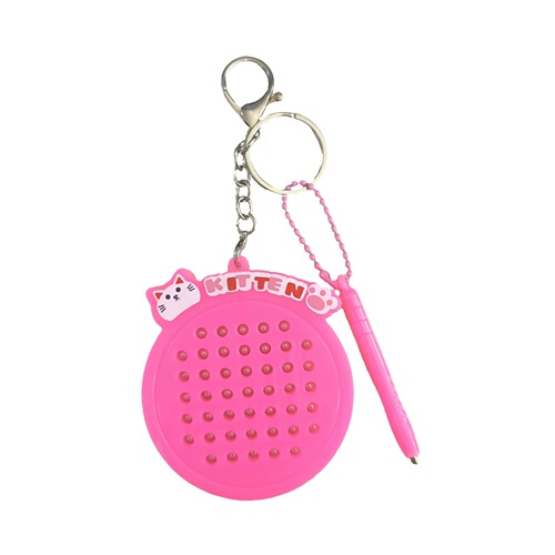 Magnetic Bead Drawing Board Creative Drawing Board Keychain Fun and Playful Stress Relief Educational Toy for Children