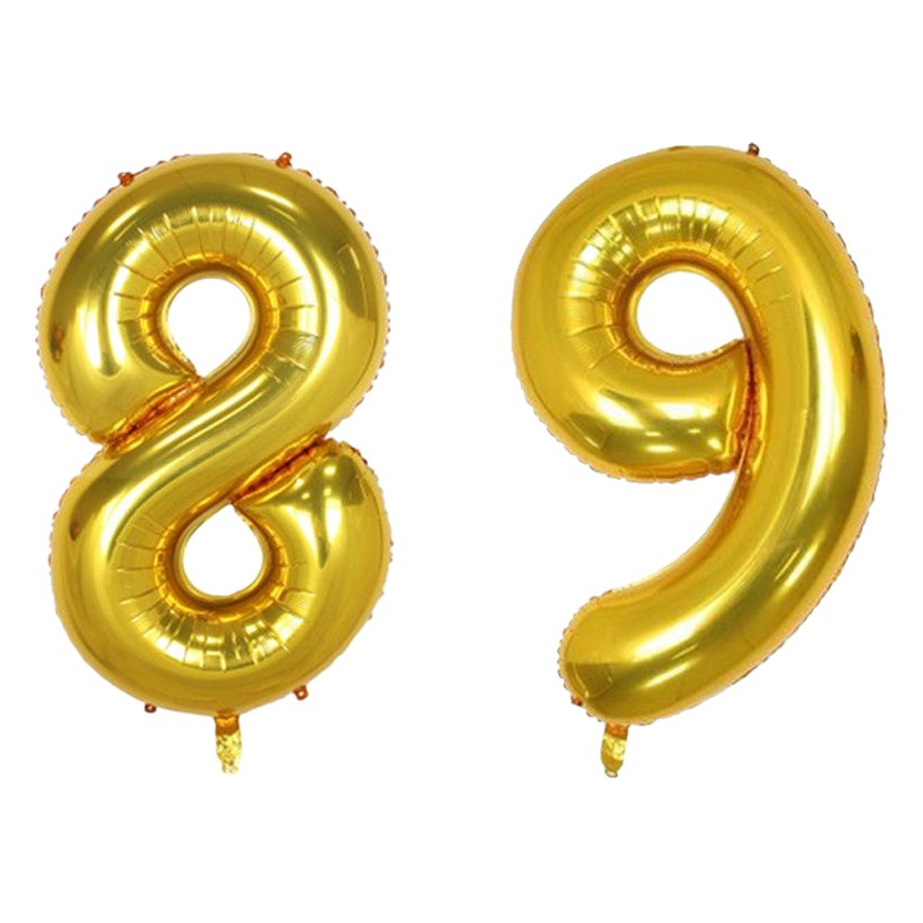 Globo digital de 16 pulgadas versión americana globo digital dorado decoración de cumpleaños de boda globo digital de papel de aluminio de 16 pulgadas