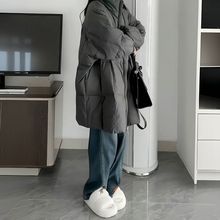 羽绒棉服女2025冬季新款加厚韩系东大门棉袄女中长款宽松棉衣外套
