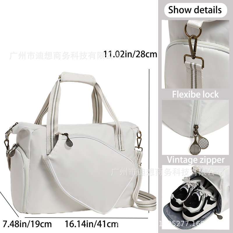 Peak Ball Bag 2025 de alto valor nuevo bolso de bofetada de mensajero de gran capacidad con almacén de zapatos independiente bolso deportivo image 1
