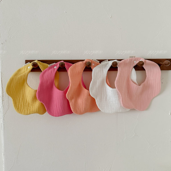 Children's cotton brand gauze eating bib