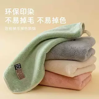 新款吸水不掉毛毛巾浴巾加厚柔软速干吸汗不掉色洗脸巾洗澡干发