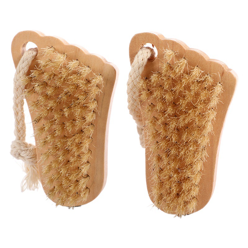 Hemu pig brush single face wash brush small face brush Hemu bath brush wholesale scrub brush cleaning supplies nail brush