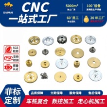 cnc机加工不锈钢加工齿轮耐磨低噪五金零件加工数控车床加工黄铜