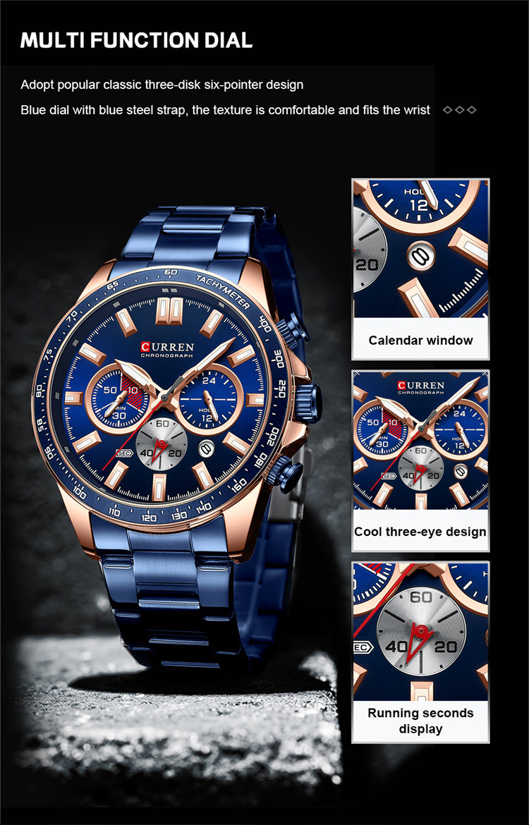 Chronograph watch for men