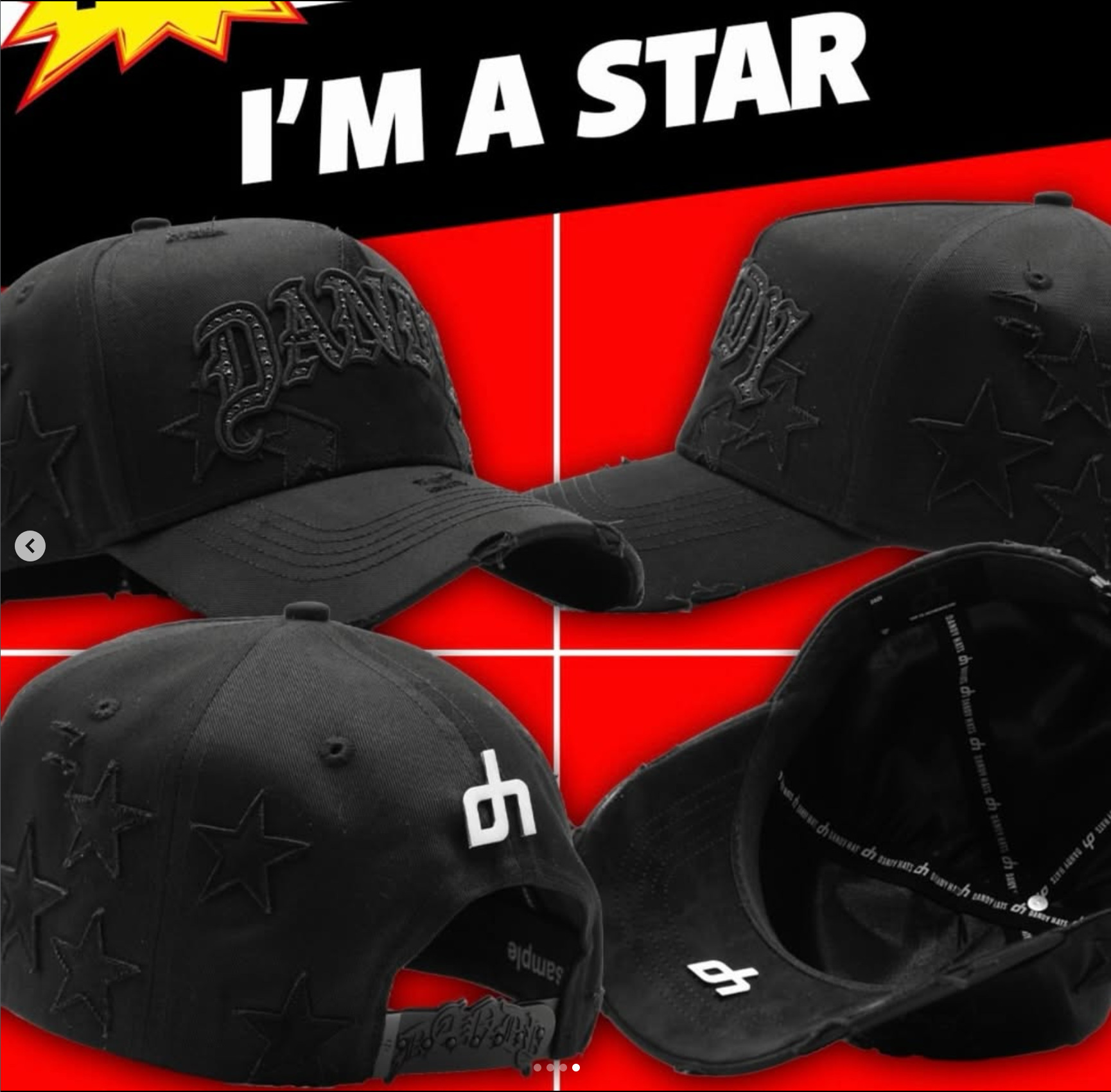 Nuevo Meike Duo Dandy bordado ajustable gorra de boca de pato borde curvo gorra de béisbol con diamantes barba tío