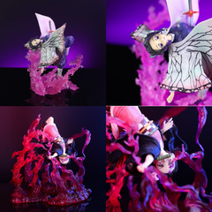 デーモンスレイヤー GK バーストブラッド禰豆子フライングバタフライ忍者特殊効果シーンアニメーションハンドモデル卸売デスクトップ