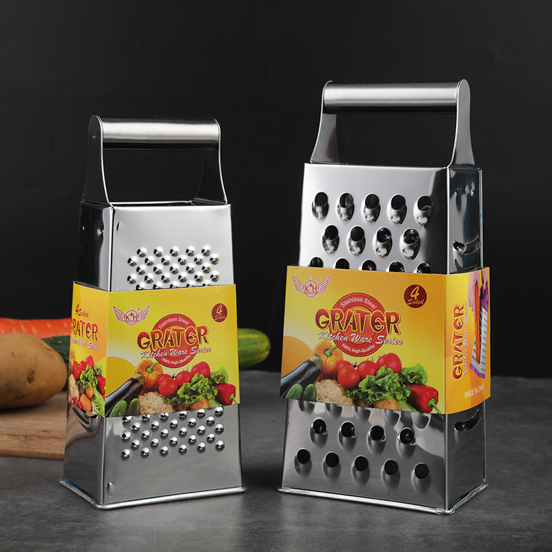 acero inoxidable cuatro cara raspador de alambre
función melón, fruta y verdura cortador de queso planador