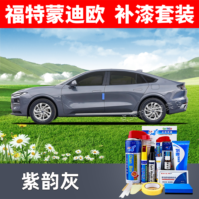 Ford Mondeo touch-up, Ford - purple-rhyme-grey-25-mondeo-touch-up-set