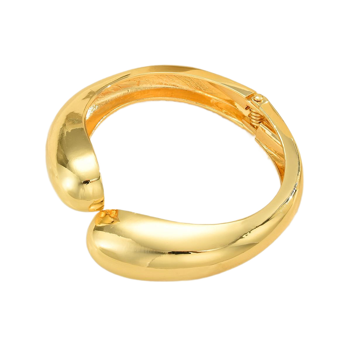 Transfronterizos Europa y América viento metálico geometría lisa cruzada retro brazalete de lujo ligero nicho pulsera sofisticada de alta calidad