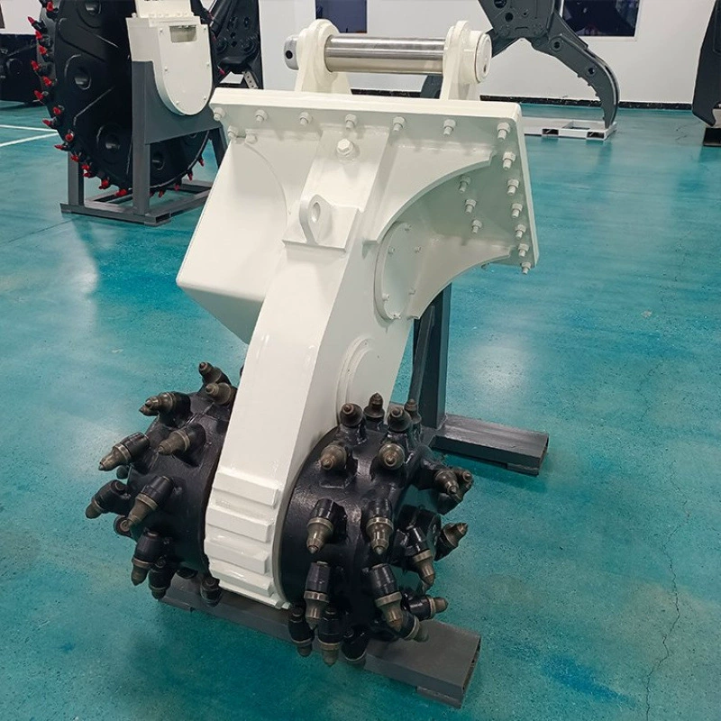 Модифицированный горизонтальный фрезерный станок для дробления дорожного покрытия, горизонтальная фрезерная головка для ремонта контура, двухголовый фрезерный станок